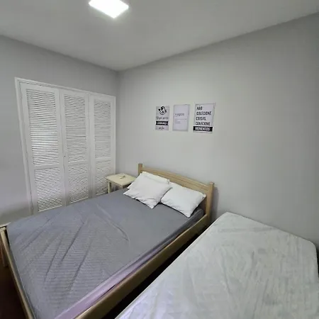 Apartamento para 6 pessoas, Praia Enseada-Guarujá próximo da praia Exterior foto